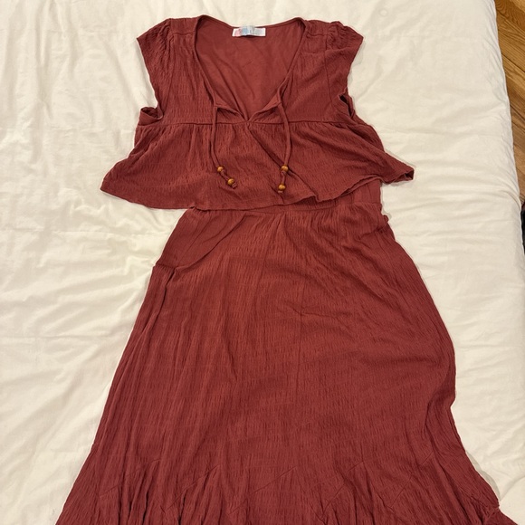 Free People Dresses & Skirts - Elegant Rust Dress